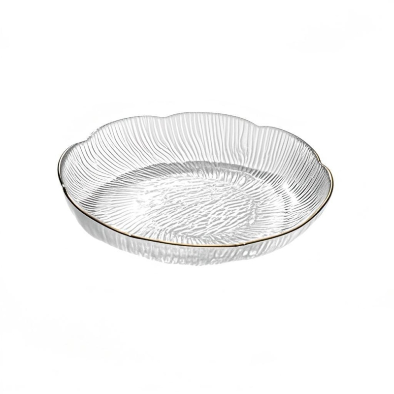 Glass fruit plate
