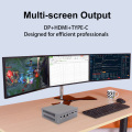 Intel N100/N5095 Dual-Ethernet Three-Screen Display Mini PC