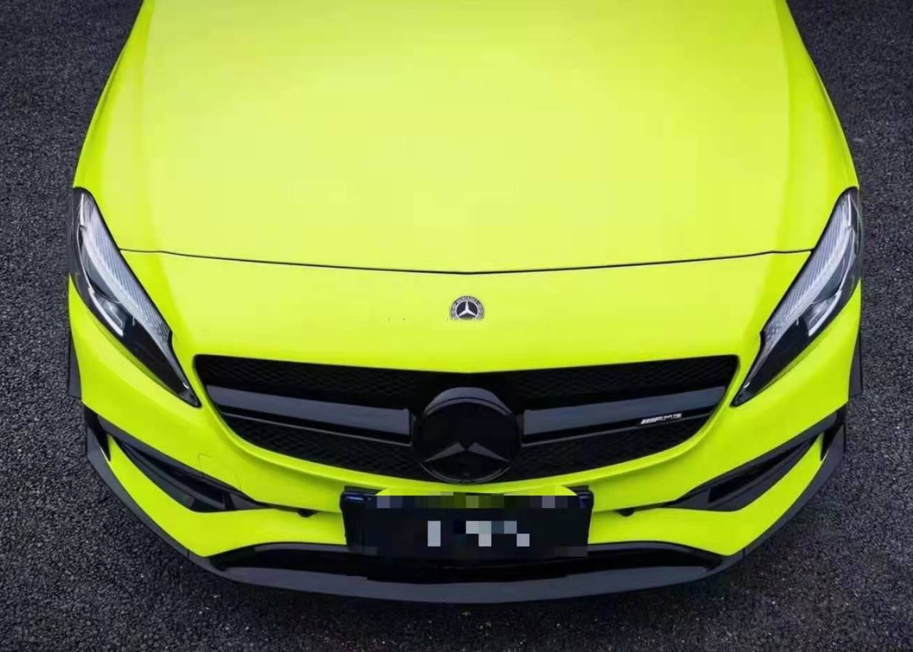 Verde fluorescente 1.52*18 M CAR WRAP FILMA