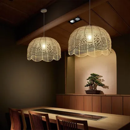 Bamboo Chandeliers: Chinese Style Retro Home Decor & Restaurant Bar Lighting