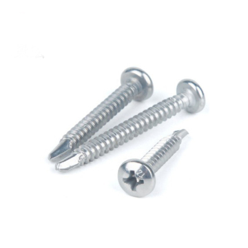 High-Quality DIN 7504N Screws: Stainless Steel Pan Head Self-Drilling Screws for Anti-Vibration in Machinery Applications with Oval Titanium, Brass, Aluminium, and Nickel Coatings