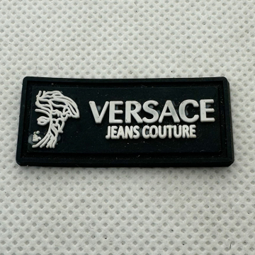 Custom Rubber Logo 3D Security Patches and PVC Labels for Hats