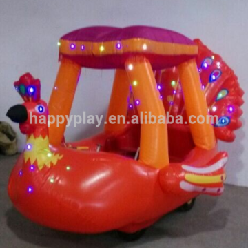 Coin-operated electric car for kids inflatble battery operated cars flash light cars