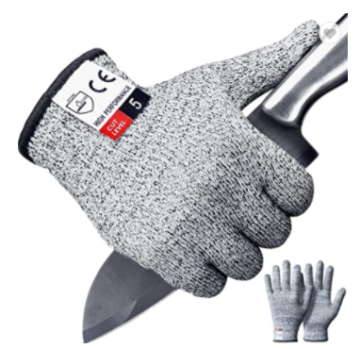 Level 5 Protection Safety Anti-Cut Gloves: Ideal for Kitchen, Fish, and Meat Cutting Tasks
