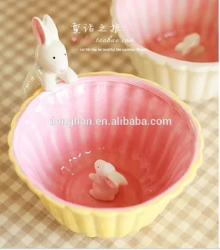 cute ceramic pudding bowl,
