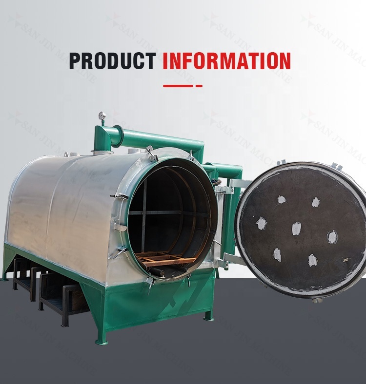 Continuous Horizontal Airflow Carbonization Furnace for Rice Husk and Coffee Grounds Briquette Charcoal Production Line