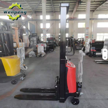 1T 2T Semi-electric Hydraulic Stacker Pallet Truck