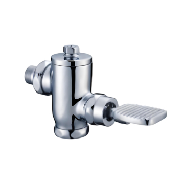 Wholesale Chrome Plated Wall-Mounted Pedal Flush Delay Valve