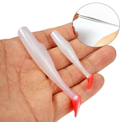 HISTOLURE Fishing Soft Bait Swim Baits 8cm 6pcs/Lot for Bass and Perch