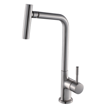 FUAO extrae agua de la cocina con grifo de acero inoxidable