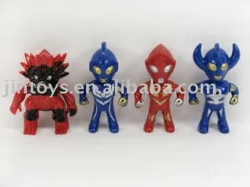 Plastic Toy,Ultraman with 4 Different Design