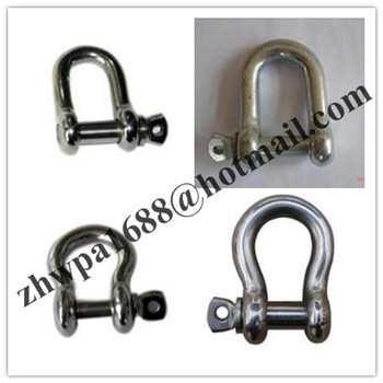 Stainless steel shackle&Roller Shackle,D-Shackle shackle