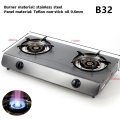 High Quality Table Top Gas Stove 2 Burner