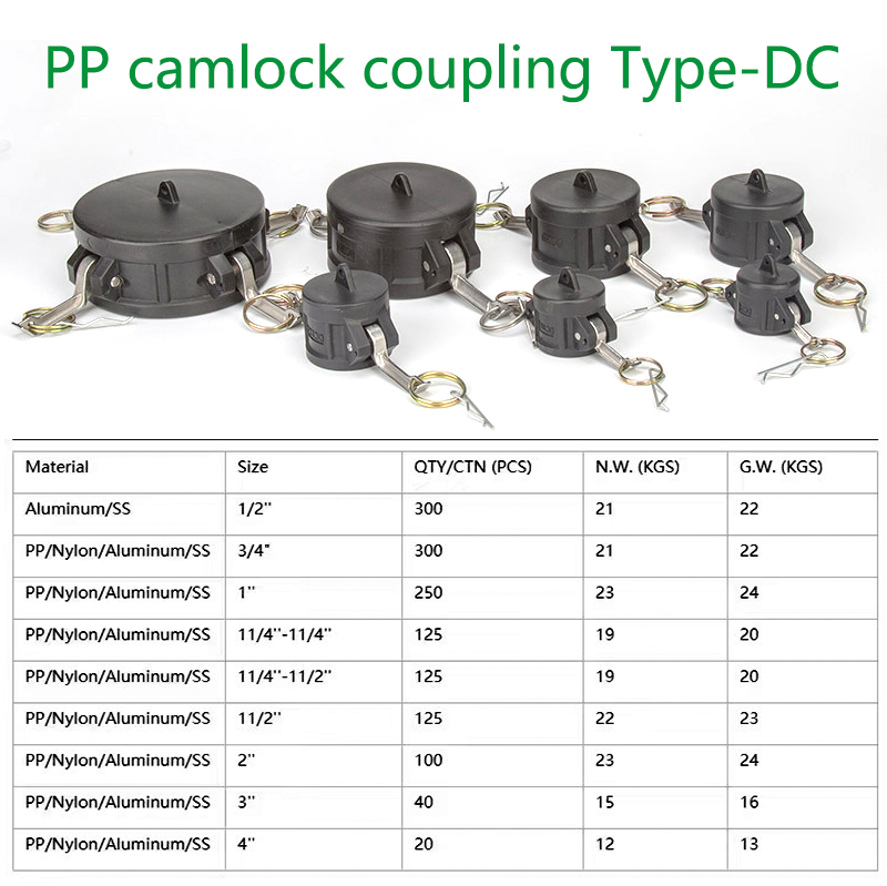 Wholesale plastic Camlock Fittings Type DC