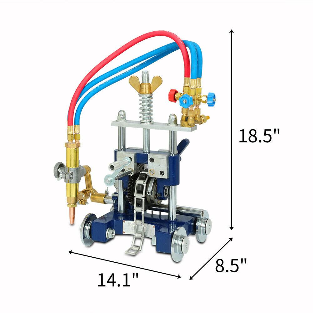 CG2-11Y Manual Pipe Cutter Cutting Beveling Machine Torch Track Chain Beveler