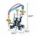 CG2-11Y Manual Pipe Cutter Cutting Beveling Machine Torch Track Chain Beveler