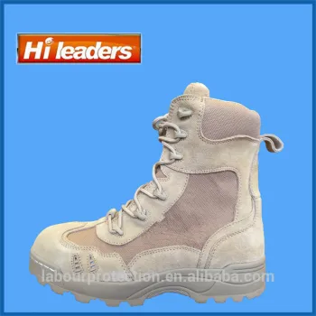 New design Tan military boots/ black combat boots/ desert boots