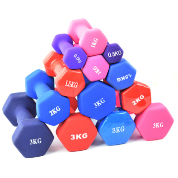 Custom Gym Equipment: Black Rubber Hex Dumbbells with Cement Vinyl Coated Plating