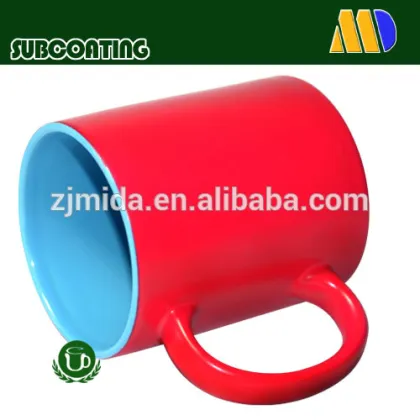 Heat sensitive color changing mugs
