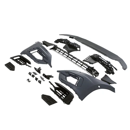 KSEEK Auto Parts Front Bumper Side Skirt Grille Kit for VW Arteon 2019 R-line Upgrade