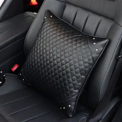 Car Headrest Cute Suede Car Neck Headrest Pillow