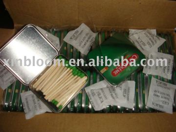 2015 match tin box , goods shape ,suitable for the promotion can usefull for the hotel and house.