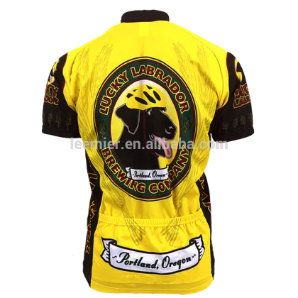 Lucky dog pro team 100% polyester custom team bicycle wear