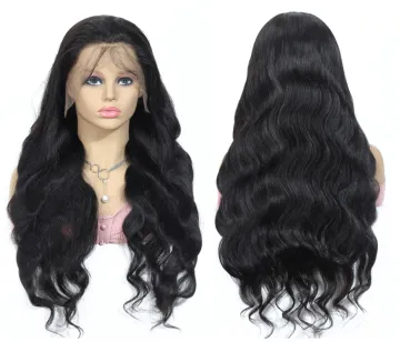Yeswigs Wholesale Lace Wig Human Hair Vendor Real Mink Brazilian Cuticle Aligned Human 1b# Virgin Hair Lace Front Wig Body Wave