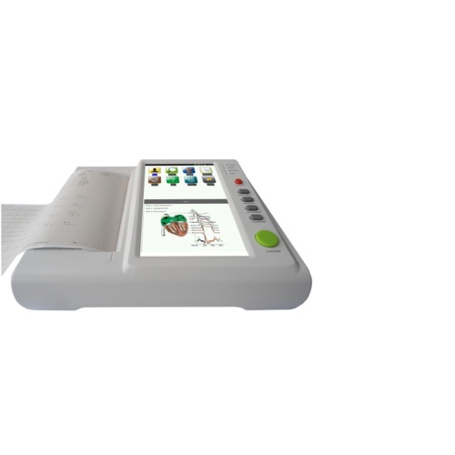 12 Channel Touch Screen Electrocardiograph ECG Machine