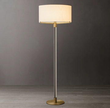 Modern Crystal Pole Standing Lamp for Elegant Living Room and Bedroom