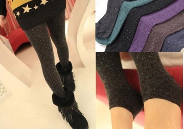 Wholesale Cheap Seamless Snowflake Step-on Tights 162