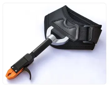 Archery Wrist Release Aid: Durable Aluminum Alloy and Nylon Compound Bow Accessory with 360 Degrees Rotation