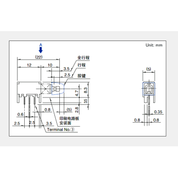 Sppj3 series push switch