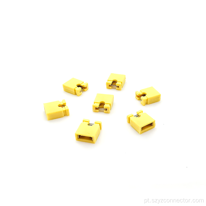 2.54 Conector Amarelo da Tampa de Curto-Circuito