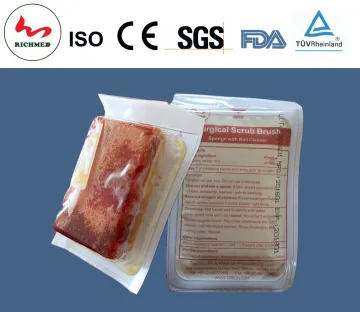 disposable surgical hand brush