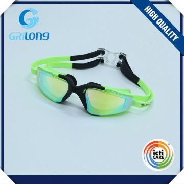 Top grain comfortable design exclusive underwater vision silicon swimming goggle