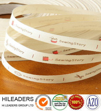 Qingdao Hileaders Printable Custom Cotton Ribbon