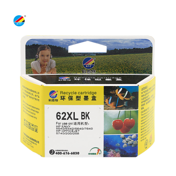 KST Premium 62XL kompatible Tintenpatrone für HP Neid- und Office -Jet -Drucker