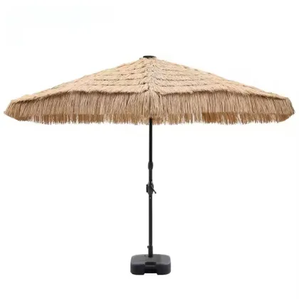 Modern Outdoor Patio Sunscreen Umbrella with Base