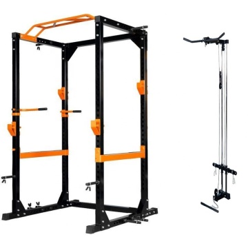 High-Quality Hot-Selling Commercial Gym Fitness Power Rack with Lat Attachment: Elevate Your Workout Experience