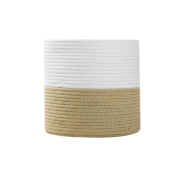 Wholesale Stackable Laundry Storage Cotton Rope Plant Basket