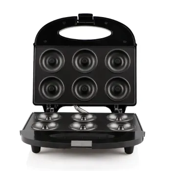 Portable Two-Sided Donut and Toasting Machine: Multi-functional Non-stick Coated Cake Maker for Household Dessert Needs