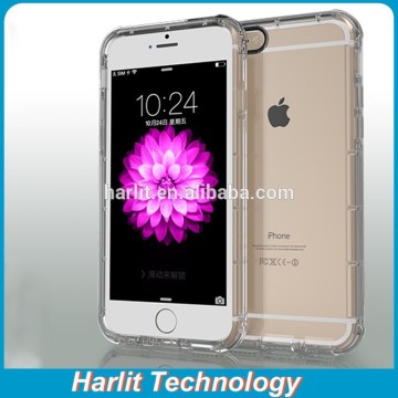 Hot Sell Clear TPU Protective Case For iPhone 6s iPhone 7 Plus With Air Cushion Function Anti Shock Anti Bump