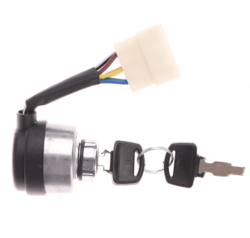6-Wire Gasoline Generator Starter Ignition Key Switch for Chinese 188F/190F 5KW/7KW