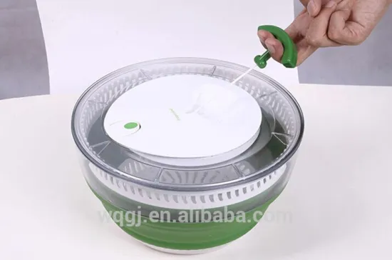 Food Grade Easy Use Vegetable Tools Collapsible Salad Spinner