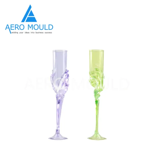 Eco-friendly Lead Free Champagne Wine Glass Mould