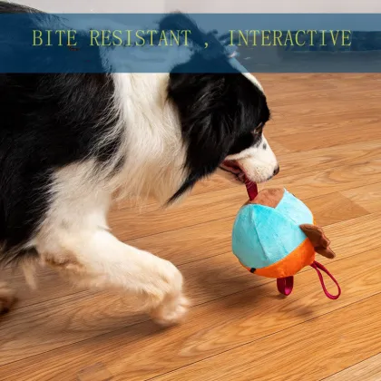 Squeaky Bird Plush Dog Toy