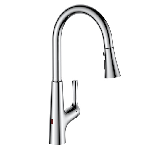 Hot Sale Brushed Put-down Sensor Kitchen Faucet