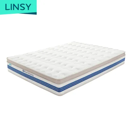 Linsy Luxury Purple Foldable Hybrid Mattress Set - Full/Double Size
