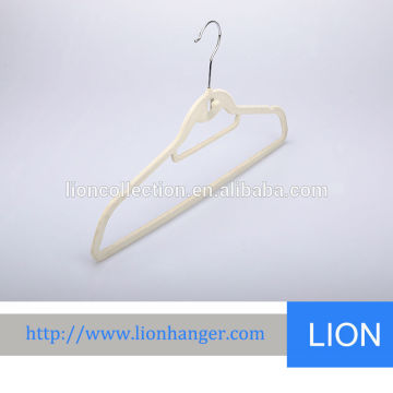 LEC-F5030 Colorful velvet flocked hanger